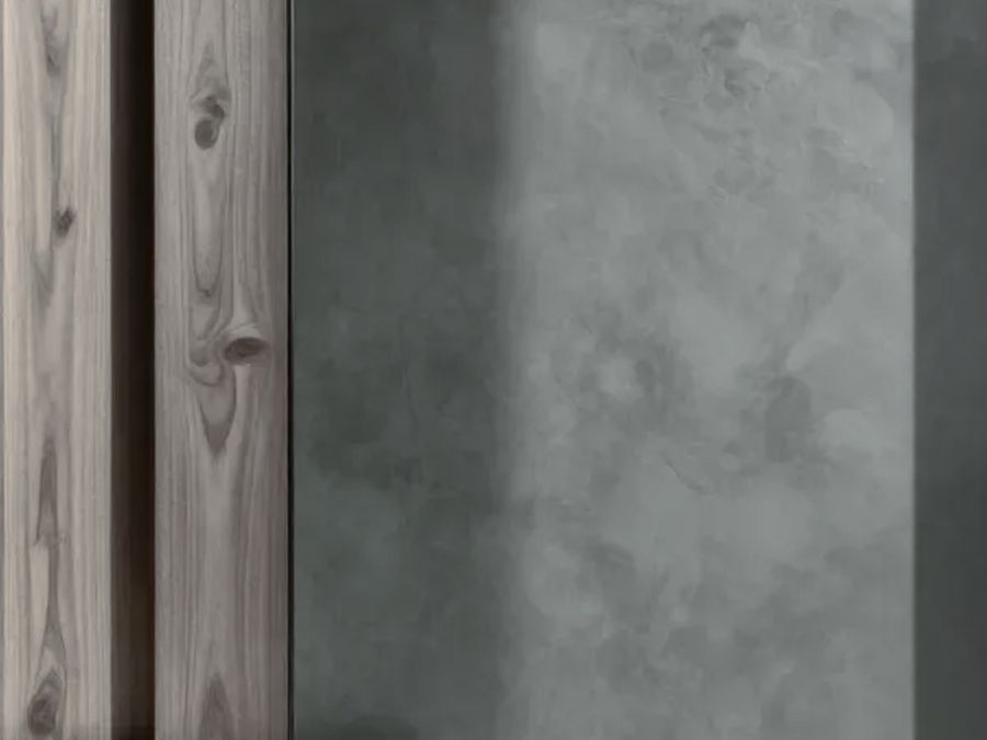 Merino laminate applied in a room setting